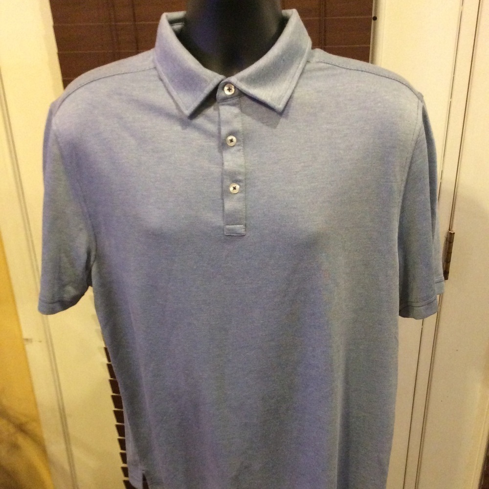 Nat Nast Luxury Original Blue Polo Shirt Large